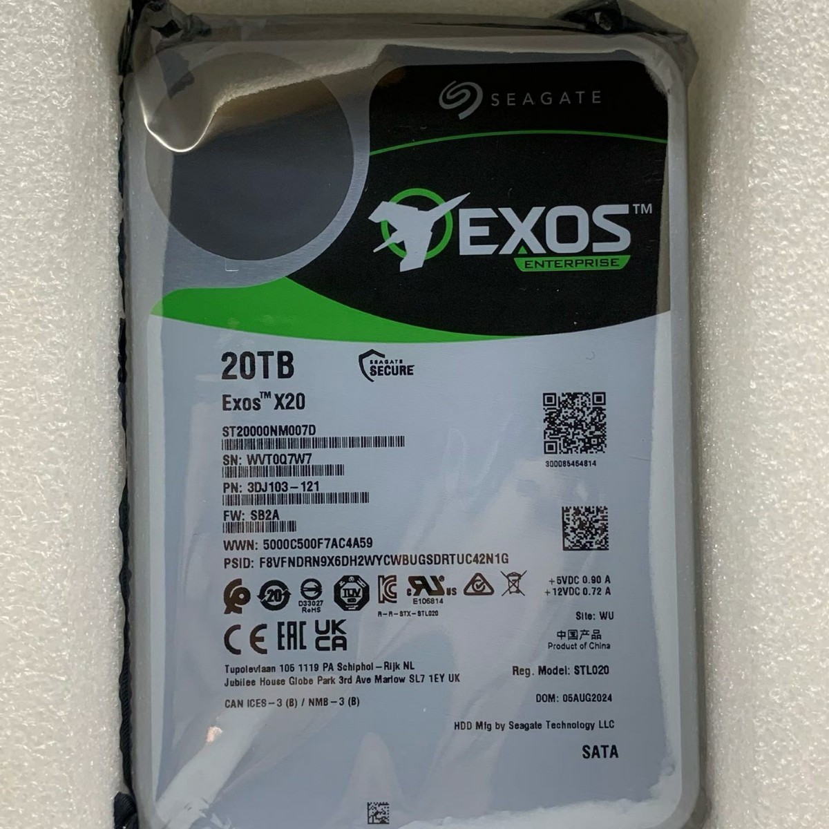 希捷银河20T X20硬盘4T/8T/16T/20T机械硬盘.希捷硬盘/西数硬盘
