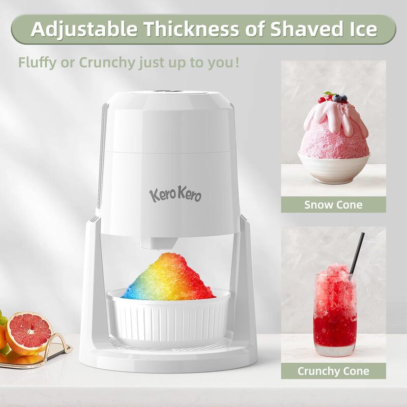 Ice shaver electric snow cone machine homemade ice crusher ice crusher sand ice machine milk tea shop dense snowflake ice commercial