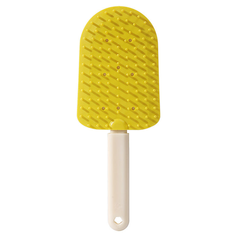 Nuevo peine de helado para mascotas, fácil de transportar y quitar la ropa, peine para mascotas para depilación de gatos y perros