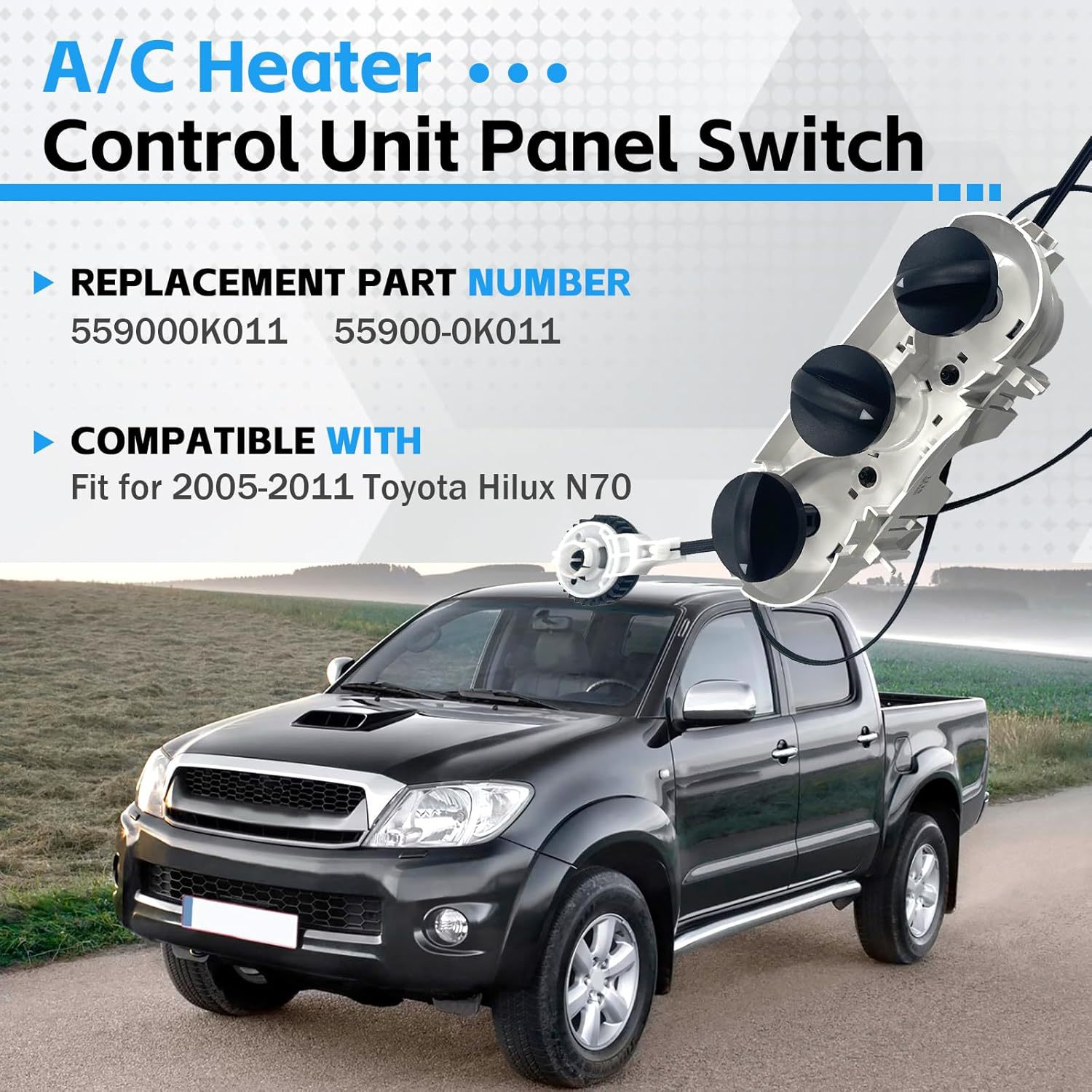 55900-0K011 Is Suitable for Toyota Car Parts Air Conditioning Control Panel Switch
