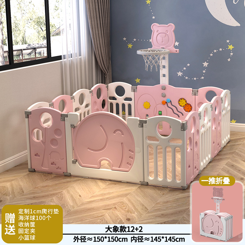 Seleccione estrictamente la protección infantil para niños en el suelo cerca de juego para niños pequeños plegables en el interior de la casa bebé arrastrando la barraca