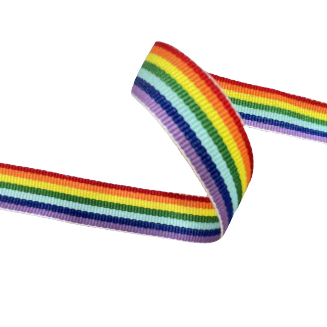 Cinta de poliéster-algodón a rayas de tres colores multi-especificación cinta a juego de color ropa hogar textil cinta fábrica en stock al por mayor