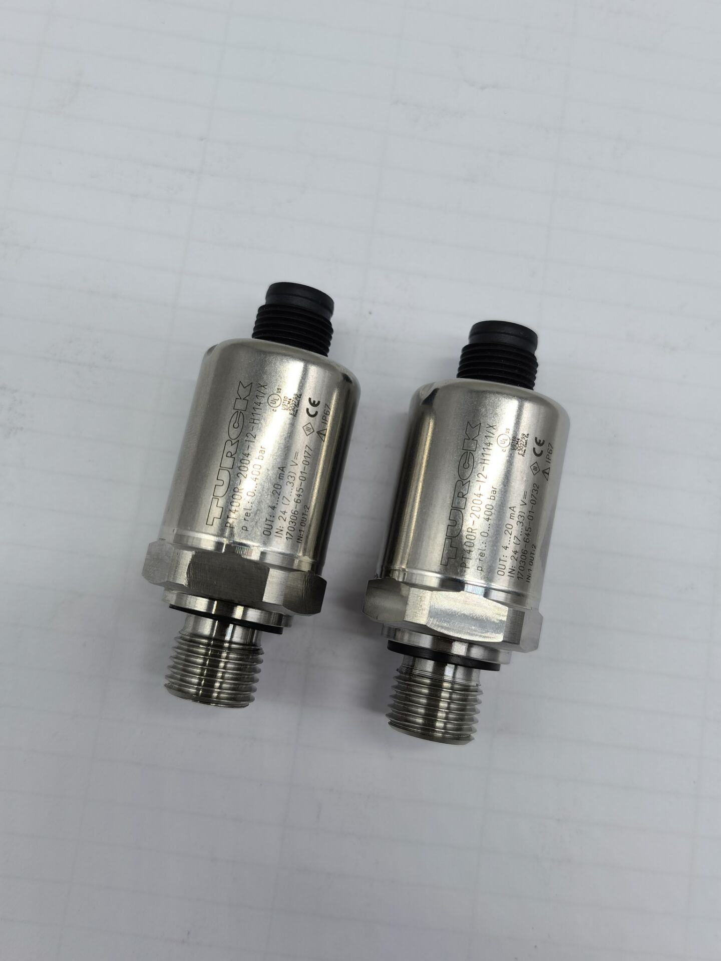 图尔克压力传感器PT400R-2004-12-H1141/X旋挖机油压传感器400bar