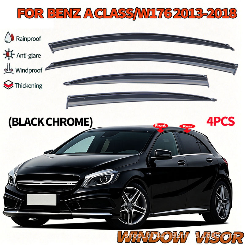 Applicable to Mercedes-Benz Class A Hatchback Rain MERCEDES A Class w176 13-18Window visor
