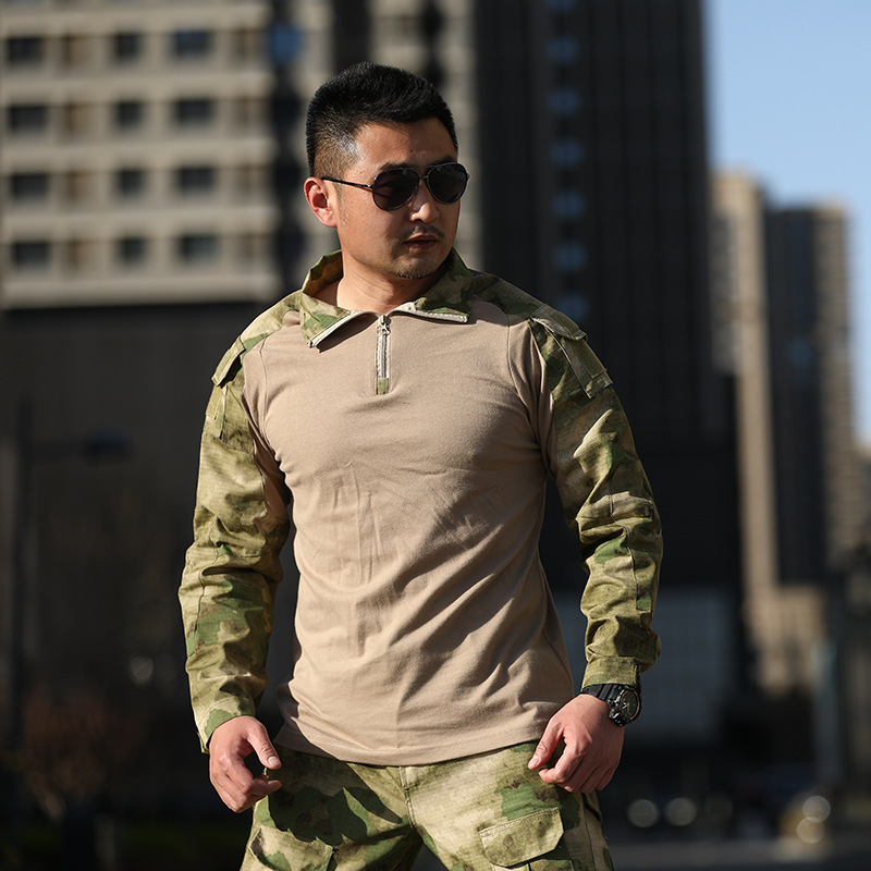 G2 ropa de rana hombre de manga larga americano camuflaje al aire libre ropa de entrenamiento de rana táctica al por mayor transfronteriza