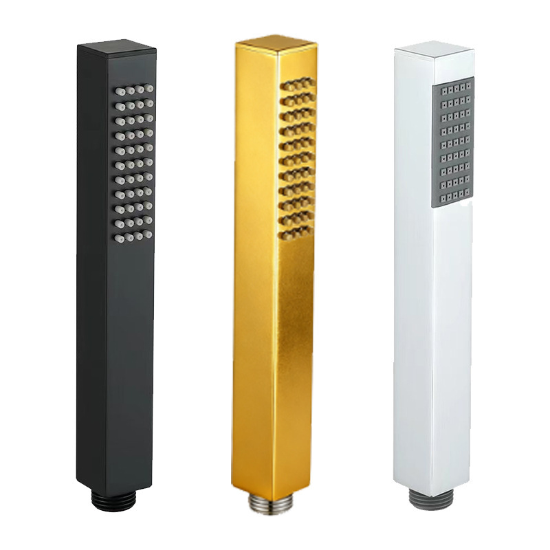 Square Handheld Shower Head Rectangular Direct Spray Shower Head