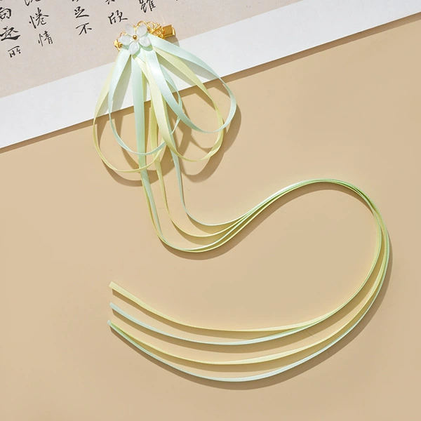 [凌妙妙浅黄飘带一只]