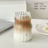Облачный стакан, в полоску