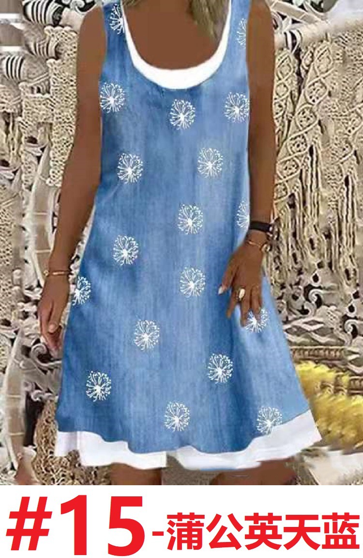 #15 Dandelion Sky Blue