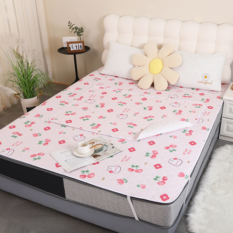 Gran por mayor almohadilla de orina para bebés cama impermeable lavable almohadilla de orina confortable permeable a la tía colchón de fuga lateral