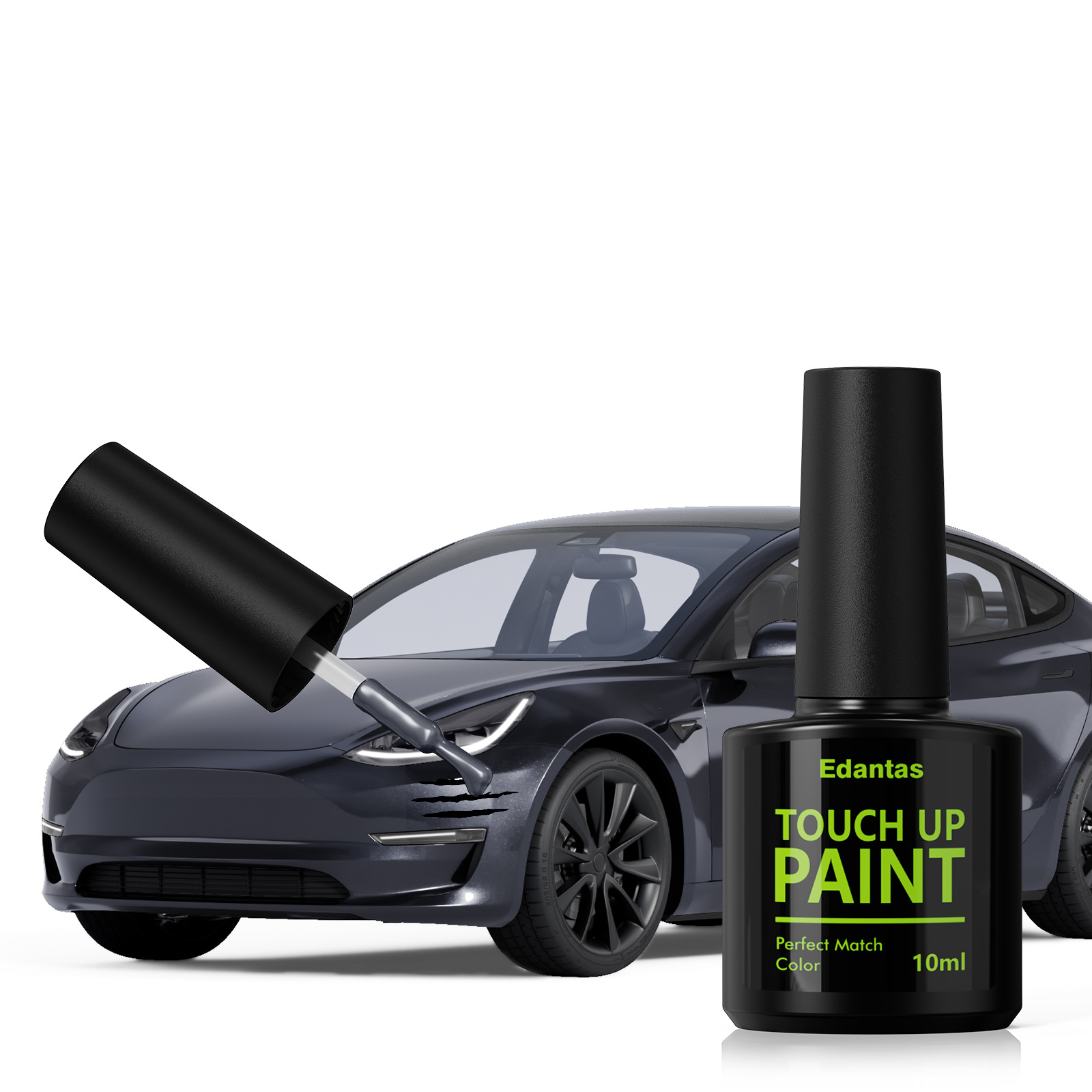 Car Paint Pen: Qìchē Sheet Metal Spray Repair - tesla-special-car-paint-cool-silver