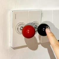 Переключатель декоративный маленький орнамент креативный джойстик шарик переключатель наклейки современный минималистичный маленький красный книга с той же красной шаром настенная панель наклейки