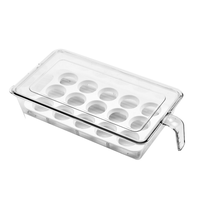 Refrigerator storage box Household freshness box Egg storage box Kitchen egg holder refrigerator compartment egg storage box