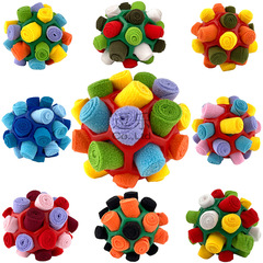 Dog Toys Ball Durable Chewable Grinding Interactive Pet Supplies Cat Dog Ball Hollow Food Hiding Rubber Ball Toys Ball Wholesale
