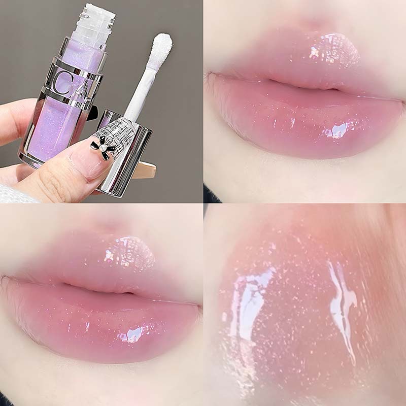 CAPPUVINI Brillo de labios hidratante transparente para cubrir las líneas de los labios Espejo de labios de vidrio para sostener el maquillaje Esmalte de labios Brillo de labios Maquillaje transfronterizo image 7