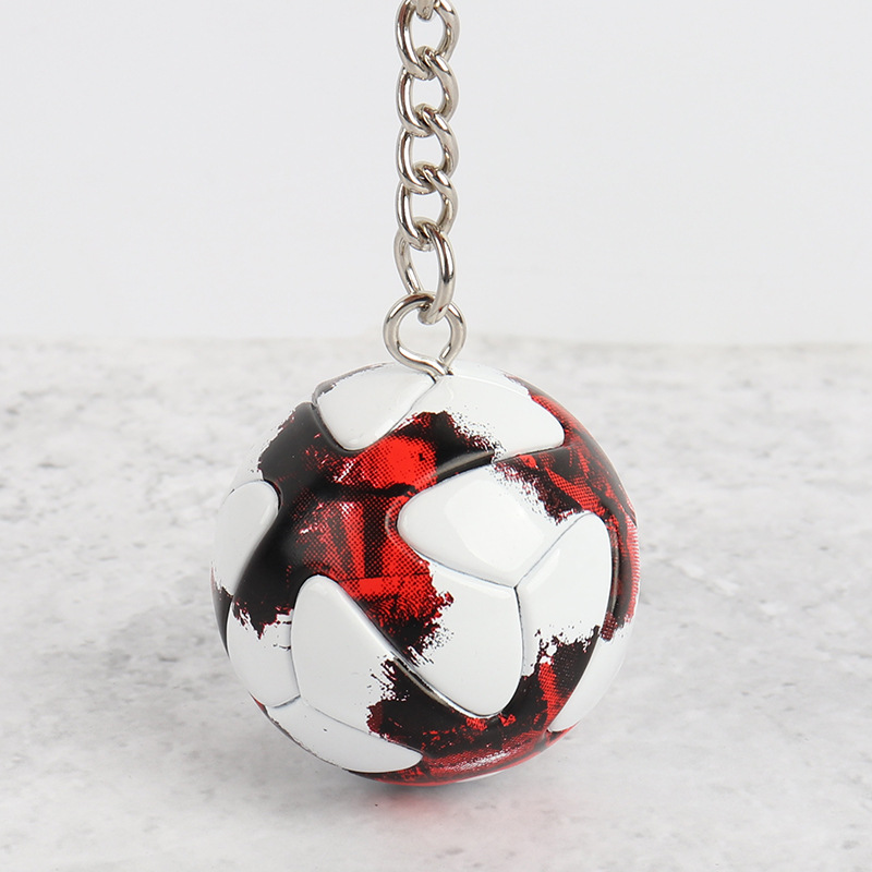 High-quality simulation football keychain mini pendant World Cup souvenirs creative pendant activities small gifts._voghion.com