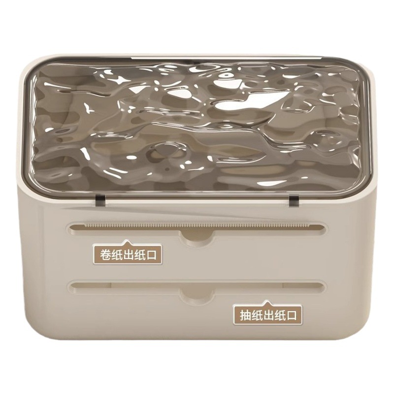 Caja de almacenamiento de papel higiénico rollo de papel rack de almacenamiento caja de pañuelos higiénicos caja de papel higiénico para el hogar caja de pañuelos montada en la pared