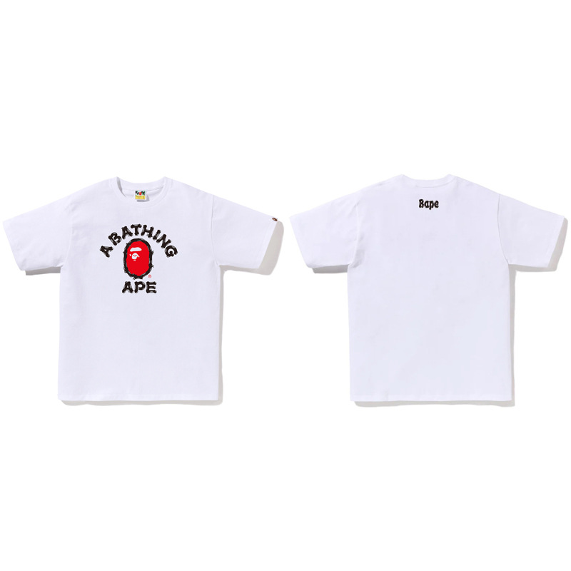 クロスボーダー卸売潮ブランド BAPE エイプヘッド半袖シャークトップ T シャツ供給 240 グラム半袖