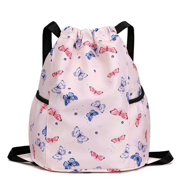Children's backpack color butterfly flys