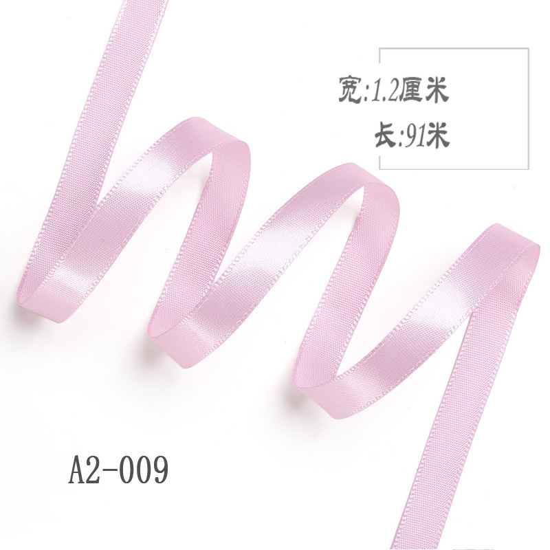 1,2 cm cinta de poliéster arco DIY cinta de la boda ramo de frutas caja de regalo de embalaje de color de la cinta de satén Decoración