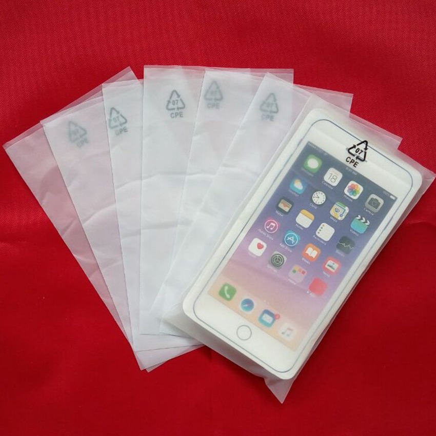 cpe磨砂平口袋 手机壳包装袋 环保胶袋 电子数码产品包装袋10*18