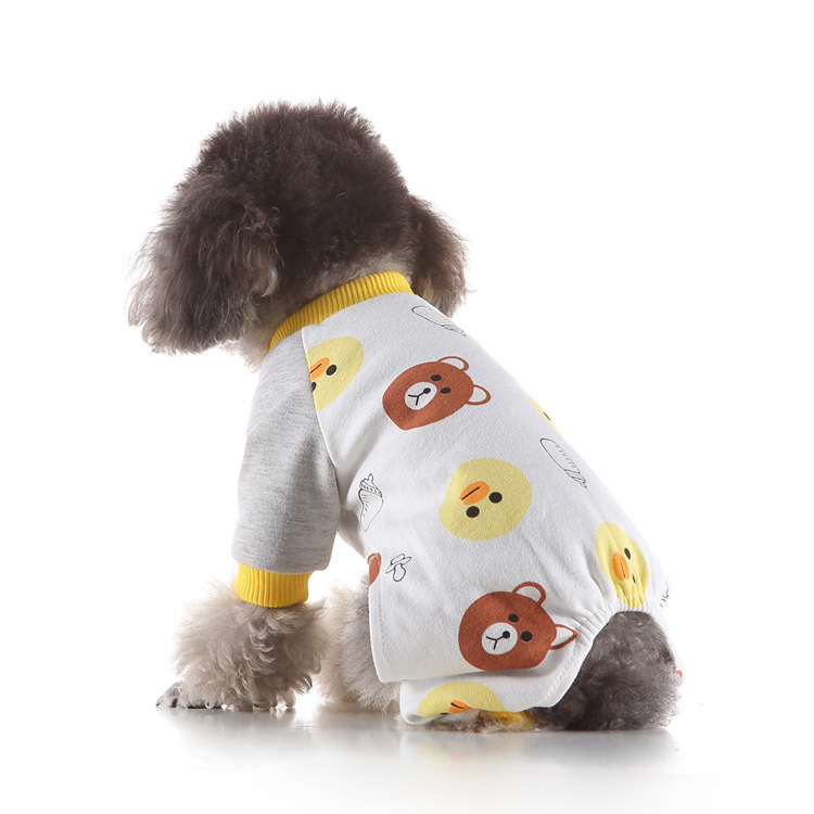 Frühling Sommer Hunde Schlafanzug Einteiler Gegen Haaren_voghion.com