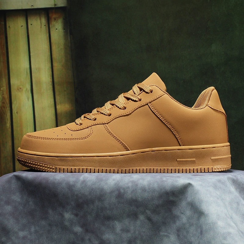 Осенние и зимние трансграничные пары маленькие белые туфли специального размера 46 ярдов дышащие кожаные туфли повседневная мода внешней торговли мужская обувь