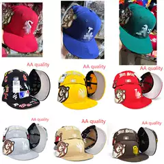 Ma Siwei Same Style Angel Print SOX Snapback Cap Unisex Outdoor Casual Hip-Hop Street Flat