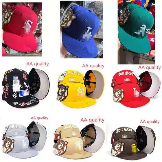 Ma Siwei Same Style Angel Print SOX Snapback Cap Unisex Outdoor Casual Hip-Hop Street Flat