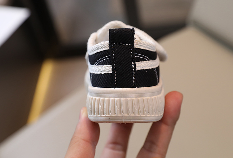 2024 Vår och höst Barncanvas Pojkar Casual Shell Head Girls Cookie Mjuk sula Babyskor_voghion.com