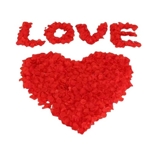 Simulated Rose Petal Valentine's Day Proposal Romantic Wedding Room Wedding Decoration Flower Petal Atmosphere