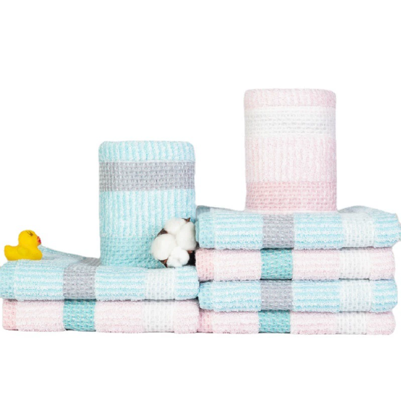 Cotton comfortable durable towel for home use for face washing, direct factory sales