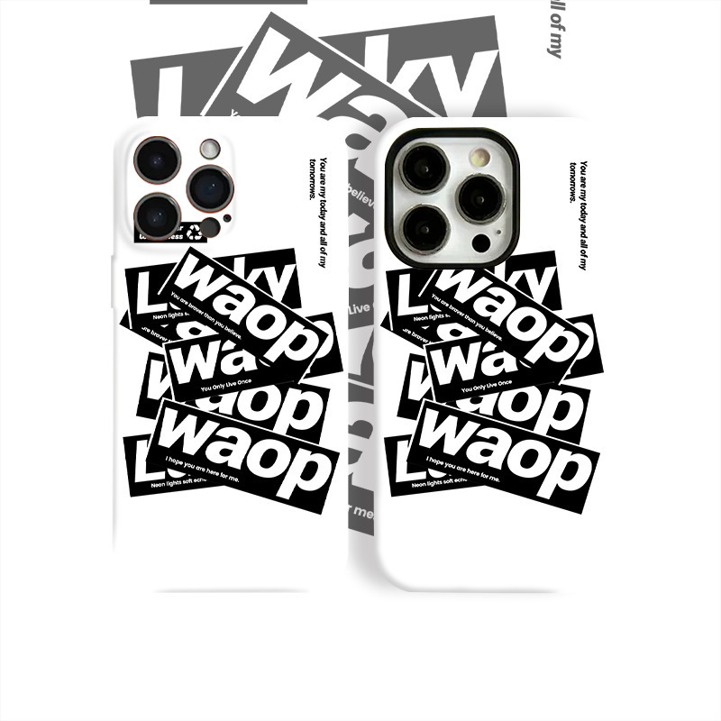 Foreign trade lettering is suitable for Apple 17 Pro Max phone cases, new iPhone 15, 14 Pro full protection, and 13 shockproof