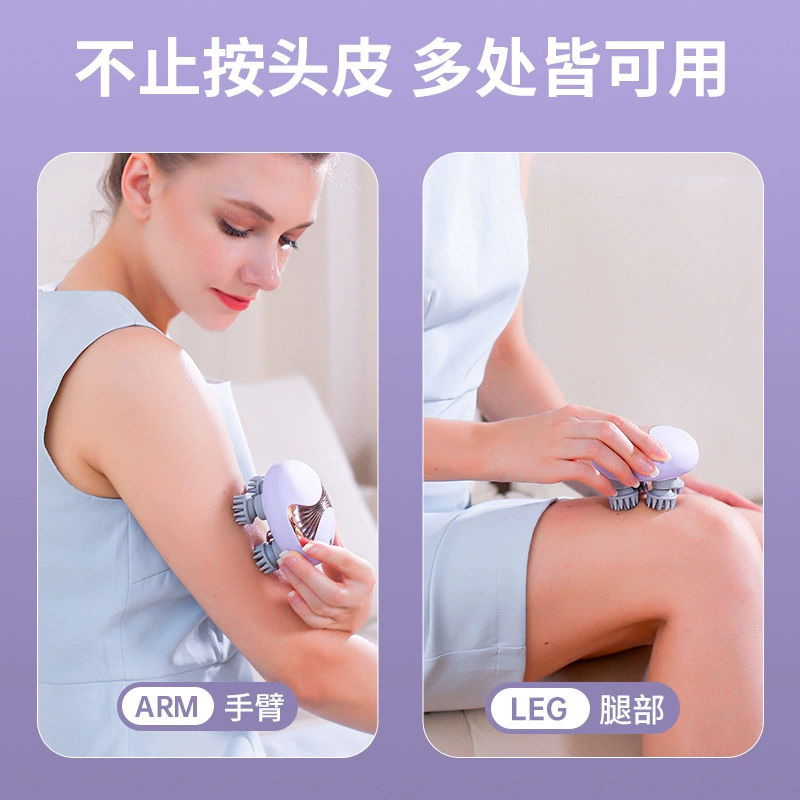 Small waterproof massager for scalp, new collection, vibration
