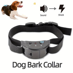 Automatic Dog Silencer Nylon with Electric Shock and Buzz