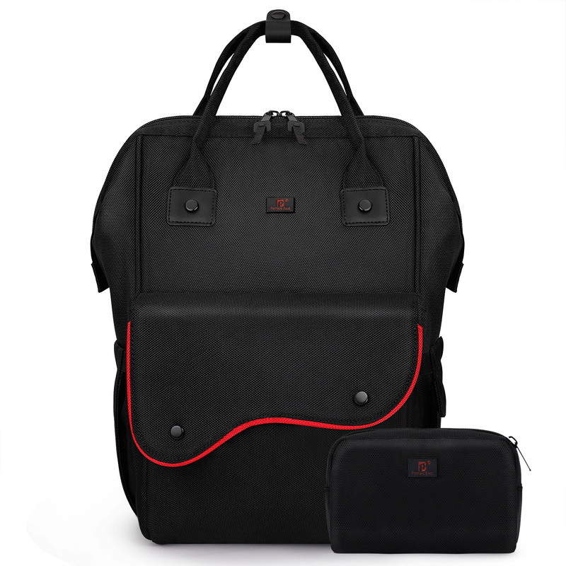 Laptop Bag Backpack Backpack Business Men's and Women's Student School Bag 15.6inch with Cosmetic Bag