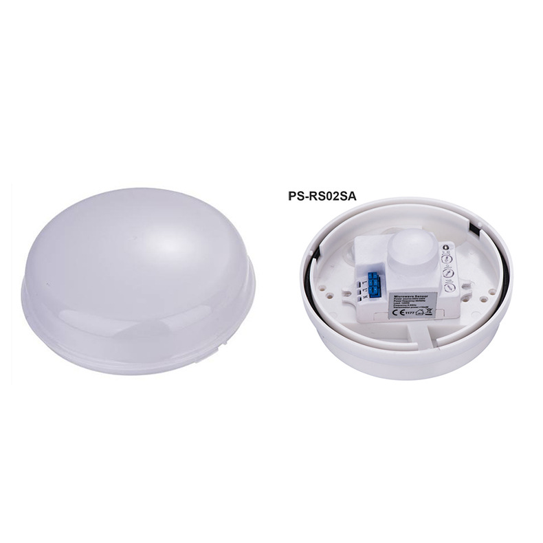IP65防水吸顶式微波雷达感应开关 明装楼过道人体感应器 车库雷达