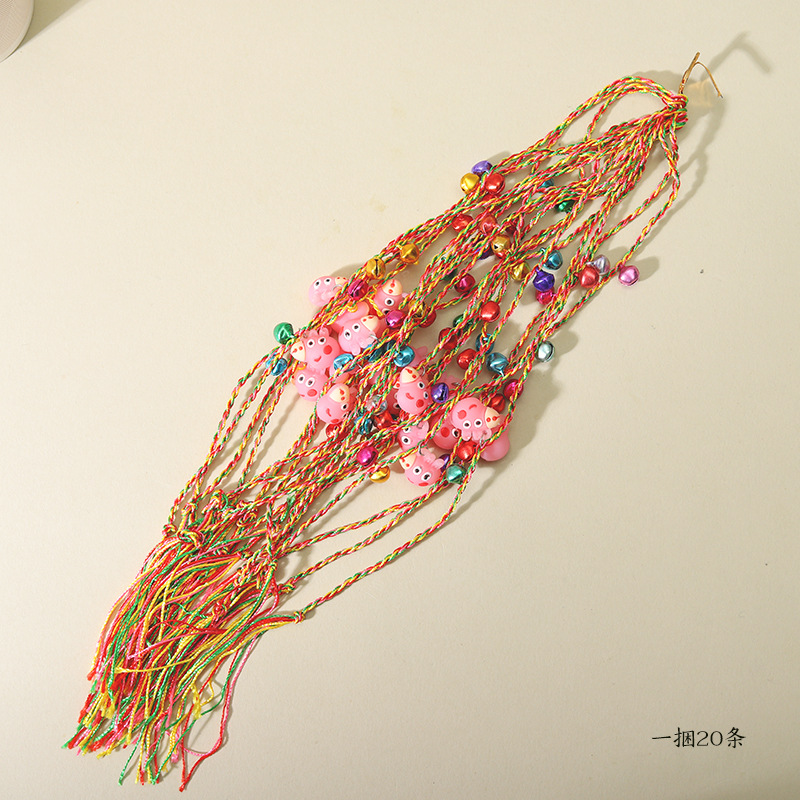 colorful ankle bracelet