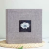 Square frame gray chrysanthemum style