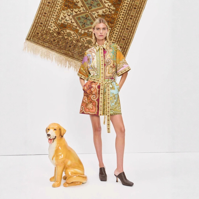 European and American Cross-Border 2025 New Aliexpress Independent Station Casual Fashion Linen Shirt Cardigan Elegant Versatile Dress