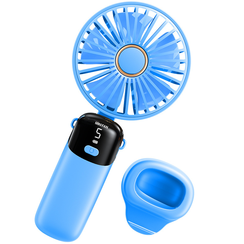 Handheld small fan cute portable portable small electric fan silent mini charging dormitory office desktop