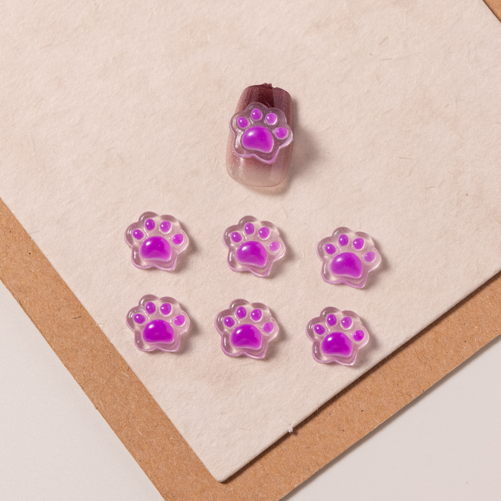 [귀여운 고양이 발톱/9x10mm] #07 퍼플