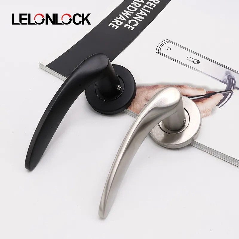 Fábrica al por mayor de acero inoxidable fundido sólido split cerradura manija de la puerta interior cerradura de la puerta de hardware Accesorios