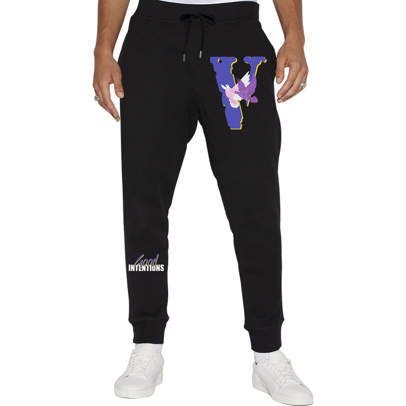 Cross-Border European and American Trendy Brand Vl High Street Sports Pants Unisex Sweatpants Large V Cotton Terry Tapered Casual Pants Cross-Border European and American Trendy Brand Vl High Street Sports Pants Unisex Sweatpants Large V Cotton Terry Tapered Casual Pants