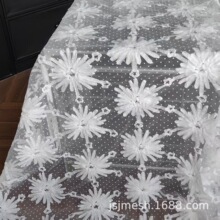 三合一盘带3d立体玫瑰圆圈植绒点洛丽塔刺绣礼服连衣裙秋冬高级感