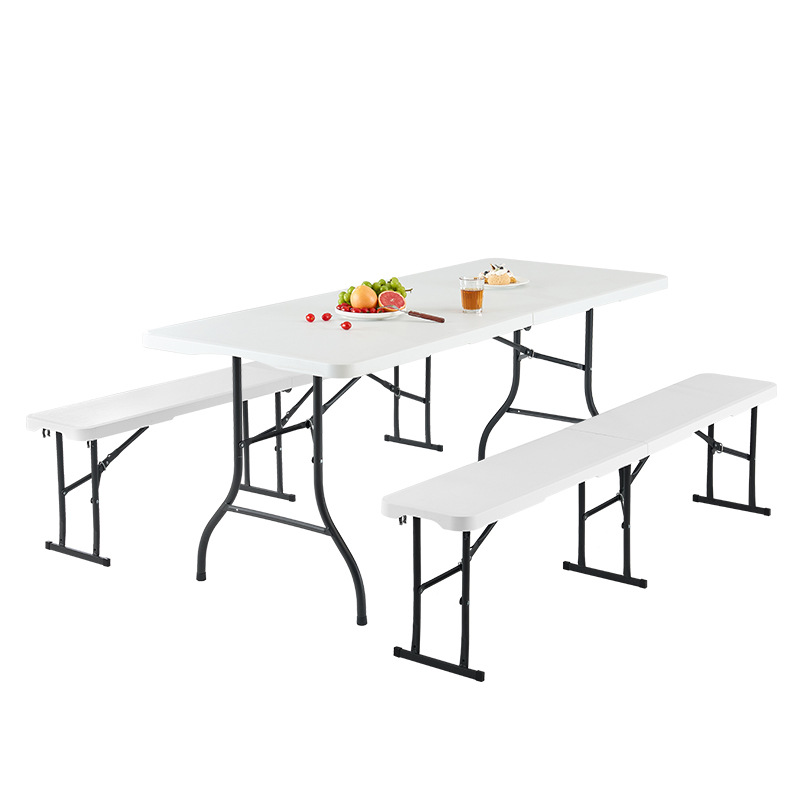 1.8 Taburete plegable HDPE taburete plegable al aire libre taburete de mesa de comedor taburete de promoción portátil taburete de cambio de zapatos