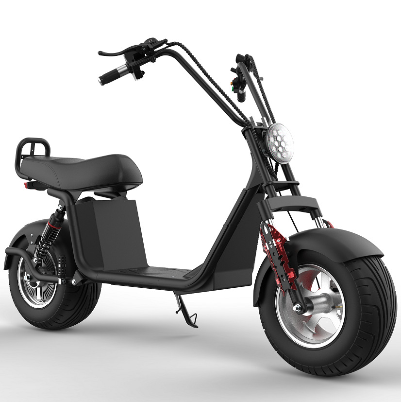 X20 Harley scooter eléctrico vehículo de ocio de dos ruedas con neumáticos anchos, scooter eléctrico con batería de litio, puede ser EEC.