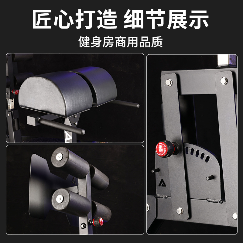 entrenador pesado de espalda lumbar abdominal industrial silla romana interior músculo lumbar dorsal supinación inversa elevación de piernas cabra elevador