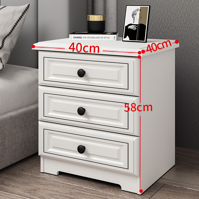 3抽时尚款40宽深40高58背板加厚实木抽屉