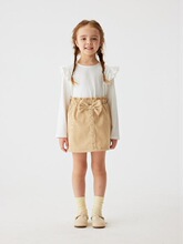 F 34041 Girl's Corduroy Bow Skirt Ůͯ����ȹ �羳ŷ��